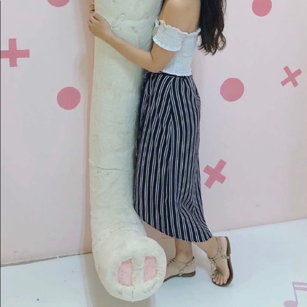 Lulus Wrap Skirt High Low Maxi